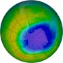 Antarctic Ozone 1992-10-25